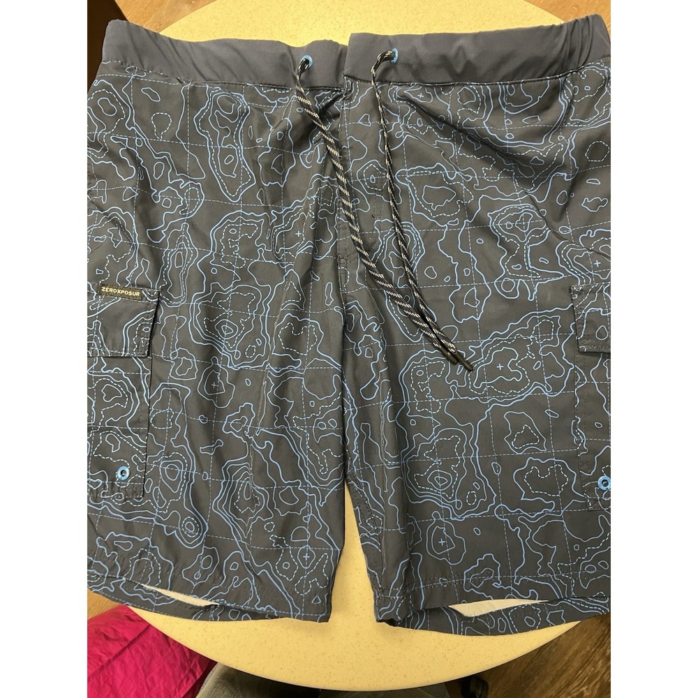 ZeroXposur Men's UPF 50+ Sun Protection Swim Trunk XL